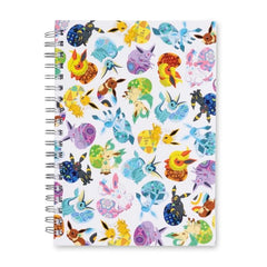 Eevee Essences Spiral Notebook (200 Pages)