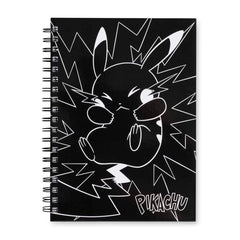 Pikachu Comic-Style Spiral Notebook (200 Pages)