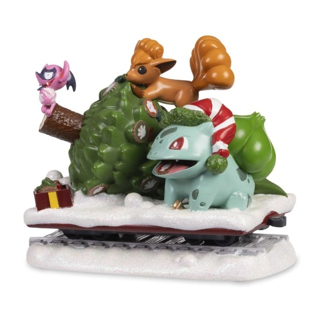 Snowy Fun Tree Flatcar Figure