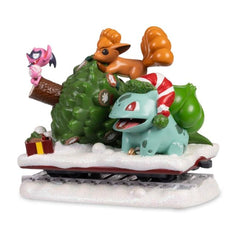 Snowy Fun Tree Flatcar Figure