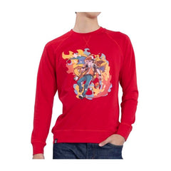 Red Pokémon Trainers Red French Terry Crew Neck Sweatshirt - Adult