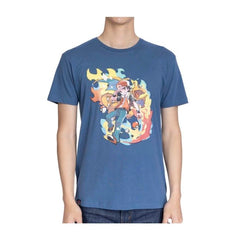 Red Pokémon Trainers Indigo Relaxed Fit Crew Neck T-Shirt - Adult