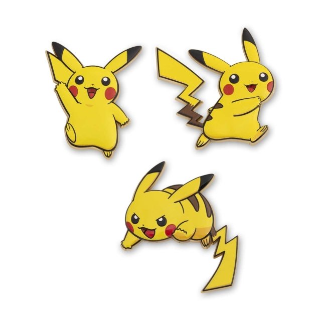Pokémon Deluxe Pins: Pikachu Pin Box Set (3-Pack)