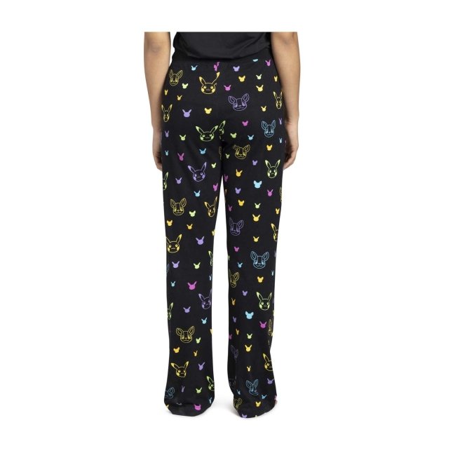 Pikachu & Yamper Electric Pals Black Sleep Pants - Women