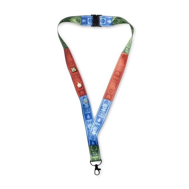 Sprigatito, Fuecoco & Quaxly Lanyard & Mini Pokémon Pins (3-Pack)
