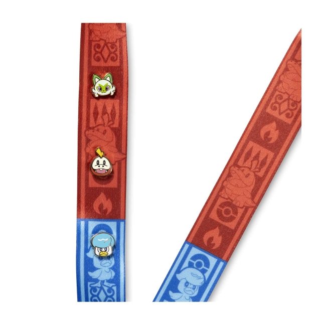 Sprigatito, Fuecoco & Quaxly Lanyard & Mini Pokémon Pins (3-Pack)