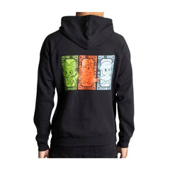 Sprigatito, Fuecoco & Quaxly Black Fitted Pullover Hoodie - Adult