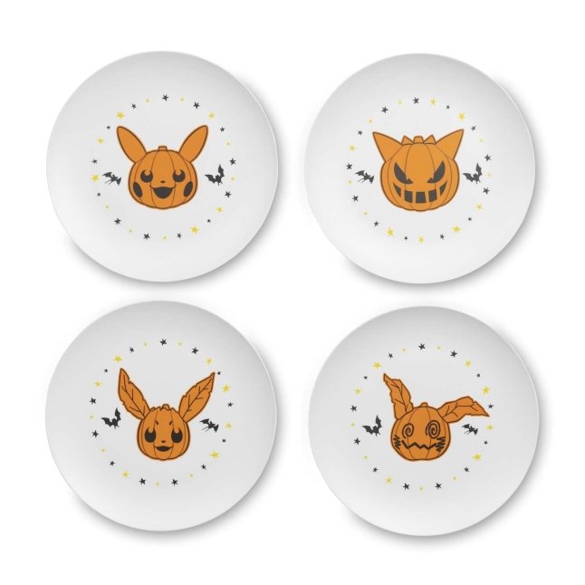 Pokémon Halloween Plates (4-Pack)