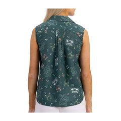 Pokémon Tropical Pikachu, Jigglypuff & Ludicolo Party Sleeveless Tropical Shirt - Women