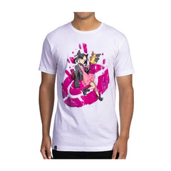 Marnie Pokémon Trainers White Relaxed Fit Crew Neck T-Shirt - Adult