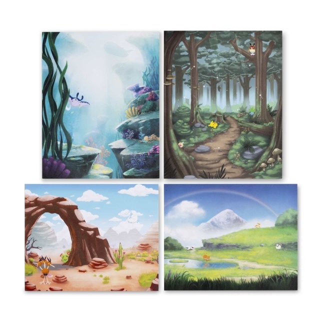 Pokémon Soothing Scenes Posters (4-Pack)