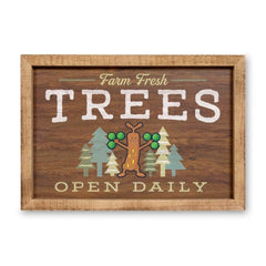 Sudowoodo Farm Fresh Trees Pokémon Winter Wonders Wood Sign