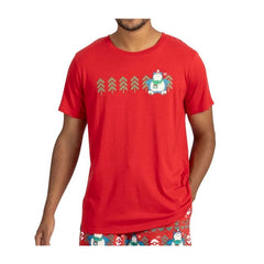 Snorlax Restful in Red T-Shirt - Men