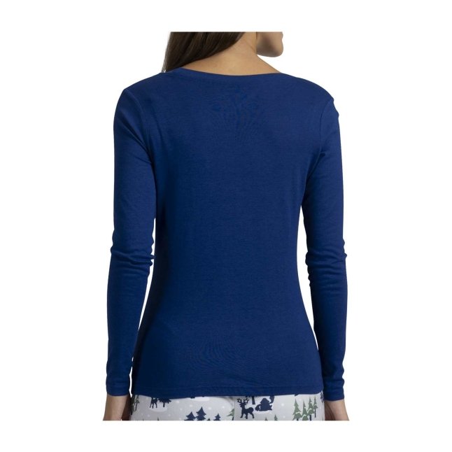 Cozy Campfire Friends Scoop Neck Long-Sleeve T-Shirt - Women