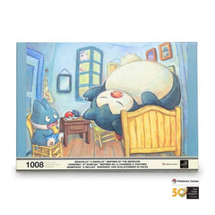 Pokémon Center × Van Gogh Museum: Munchlax & Snorlax Inspired by The Bedroom Puzzle (1,008 Pieces)