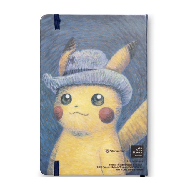 Pokémon Center × Van Gogh Museum: Pikachu Inspired by Self-Portrait with Grey Felt Hat Journal