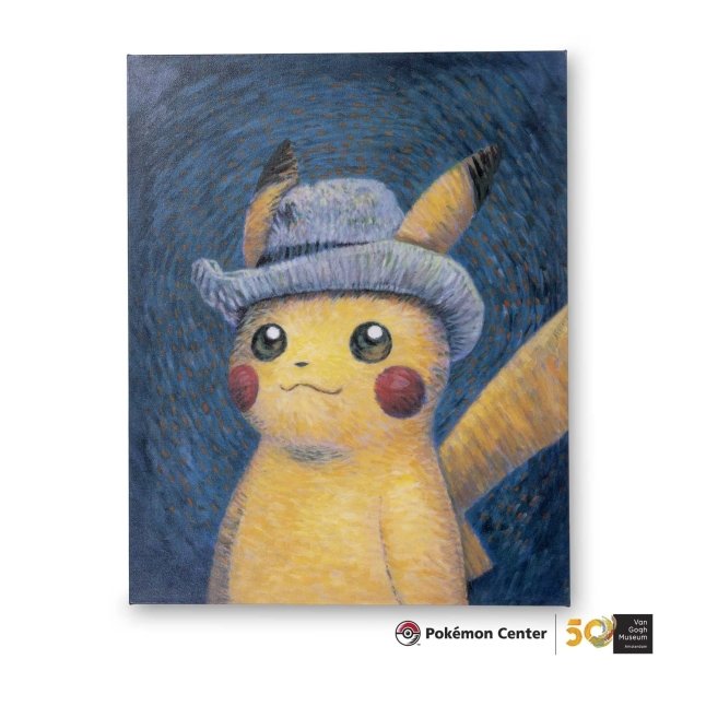 Pokémon Center × Van Gogh Museum: Pikachu Inspired by Self-Portrait with Grey Felt Hat