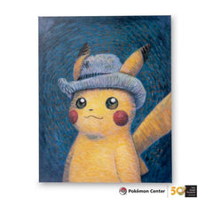 Pokémon Center × Van Gogh Museum: Pikachu Inspired by Self-Portrait with Grey Felt Hat