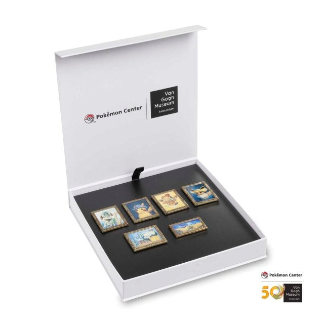 Pokémon Center × Van Gogh Museum: Pokémon Inspired by Paintings from the Van Gogh Museum Amsterdam Pin Box Set (6-Pack)