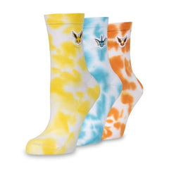 Vaporeon, Jolteon & Flareon Evolutionary Originals Ankle Socks (3 Pairs) (One Size-Adult)