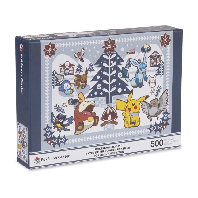 Pikachu, Fuecoco & Friends Pokémon Holiday Puzzle (500 Pieces)