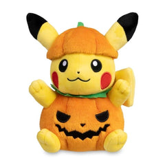 Pokémon Tricks & Treats: Pikachu Wearing Pumpkin Costume Plush - 8 ¼ in.