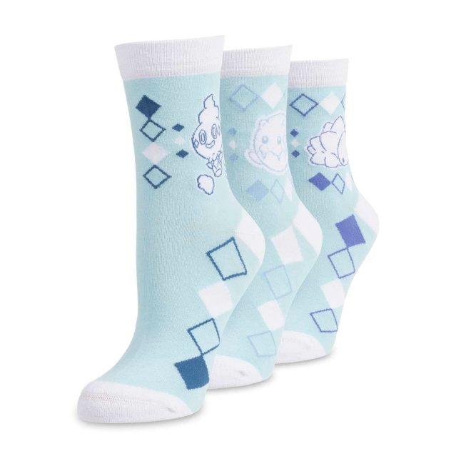 Spheal, Vanillite & Snom Ankle Socks (3 Pairs) (One Size-Adult)