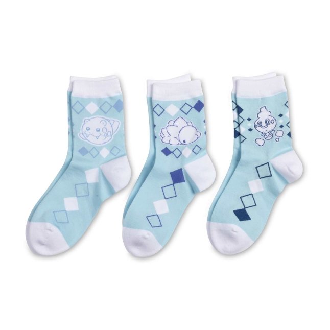 Spheal, Vanillite & Snom Ankle Socks (3 Pairs) (One Size-Adult)