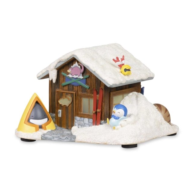 Slowpoke Ski School Holiday Pokémon Village Figure