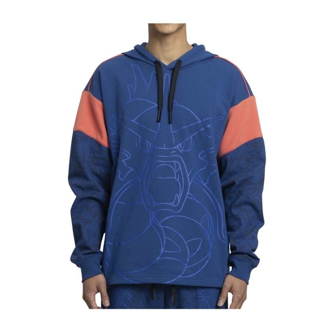 Magikarp & Gyarados Pokémon Lounge Blue Pullover Hoodie - Adult