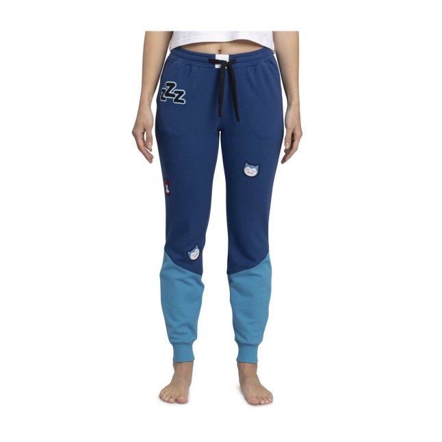 Snorlax Pokémon Lounge Blue Jogger Pants - Women