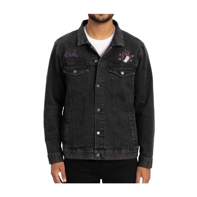 Gengar Black Denim Jacket - Adult