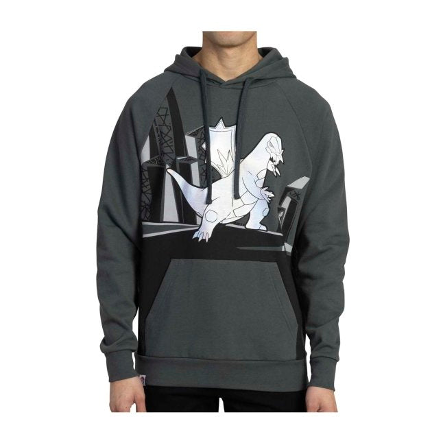 Baxcalibur Powerhouse Pokémon Sleek Gray Pullover Hoodie - Adult