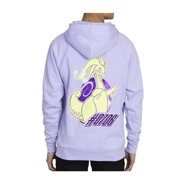 Goodra Powerhouse Pokémon Sleek Purple Pullover Hoodie - Adult