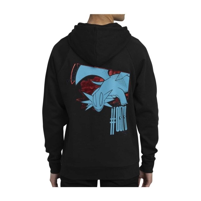 Salamence Powerhouse Pokémon Sleek Black Pullover Hoodie - Adult