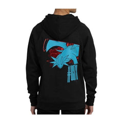 Salamence Powerhouse Pokémon Sleek Black Pullover Hoodie - Adult