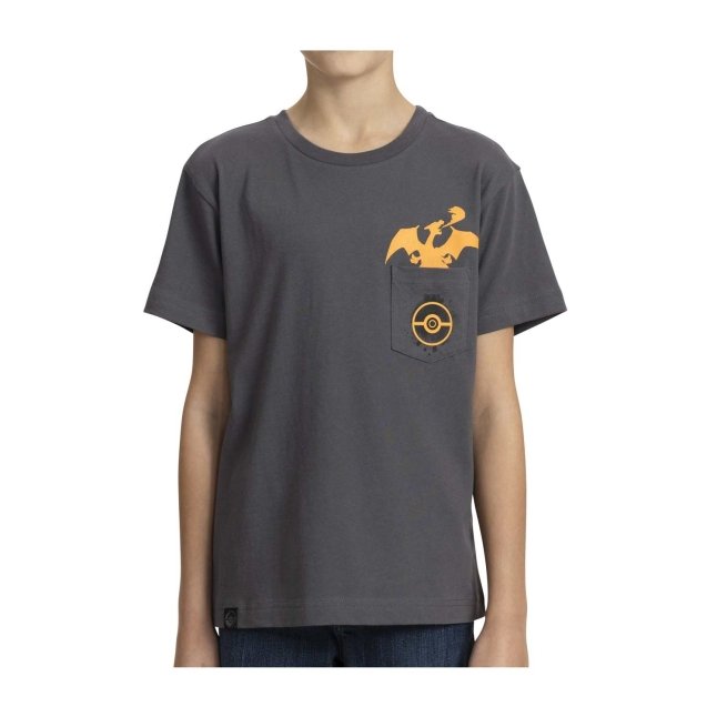 Charizard Peek-a-Pokémon Pocket T-Shirt - Youth