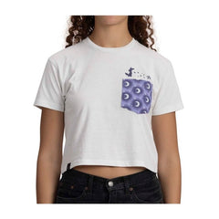 Umbreon Peek-a-Pokémon Pocket Crop T-Shirt - Women