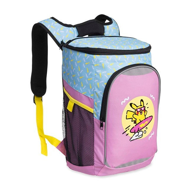 Pikachu Pokémon Lazy Summer Pink & Blue Backpack Cooler