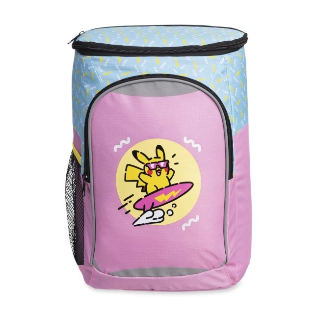 Pikachu Pokémon Lazy Summer Pink & Blue Backpack Cooler