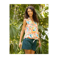 Summer Greetings Pokémon Tropical Sleeveless Tropical Shirt - Women