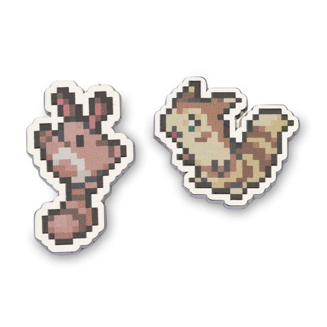 Sentret & Furret Pokémon Pixel Pins (2-Pack)