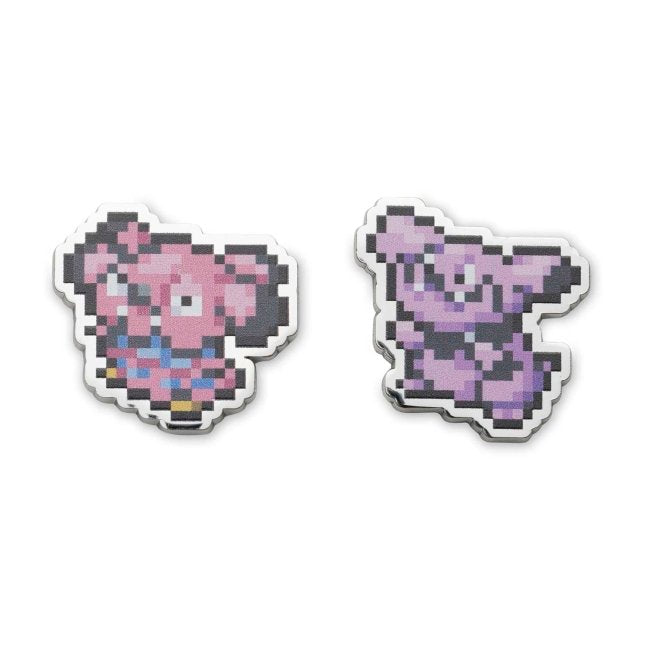 Snubbull & Granbull Pokémon Pixel Pins (2-Pack)