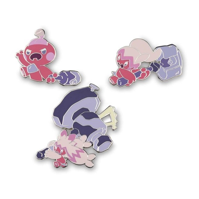 Tinkatink, Tinkatuff & Tinkaton Pokémon Pins (3-Pack)