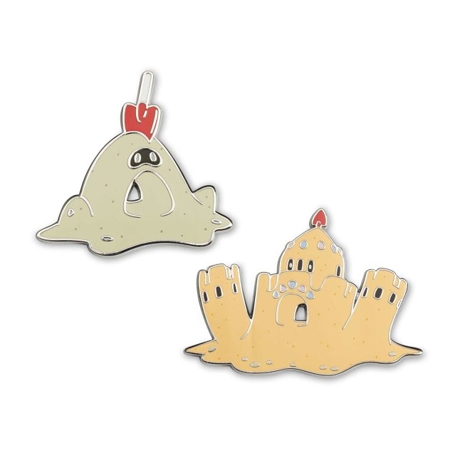 Two-Pin Set: Sandygast & Palossand Pokémon Pins