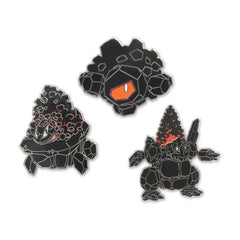 Rolycoly, Carkol & Coalossal Pokémon Pins (3-Pack)